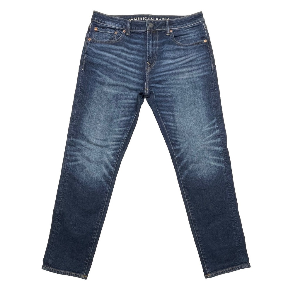 American Eagle Flex Jeans Men's 32 x 29 Athletic Fit Dark Wash Stretch